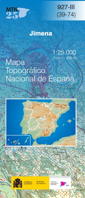 Mapa topográfico nacional MTN25
