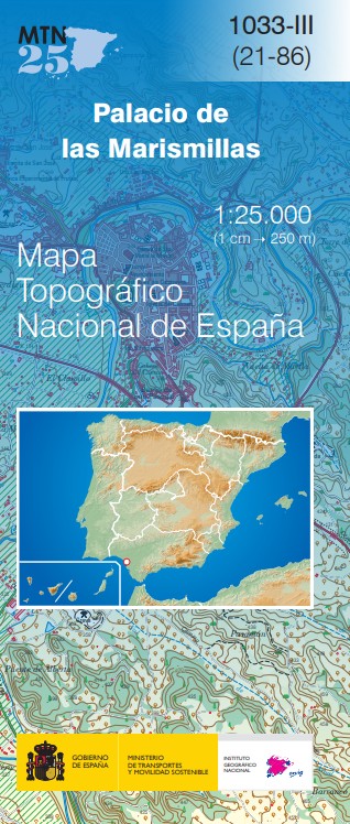 Mapa Topográfico Nacional MTN25