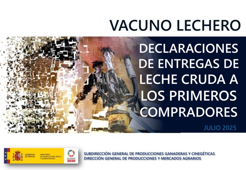 Informe sobre Declaraciones de Entregas de Leche Cruda a los Primeros Compradores : Vacuno Lechero