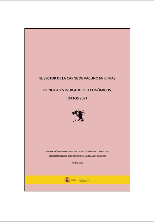 El Sector de la Carne de Vacuno en Cifras. Principales Indicadores Económicos