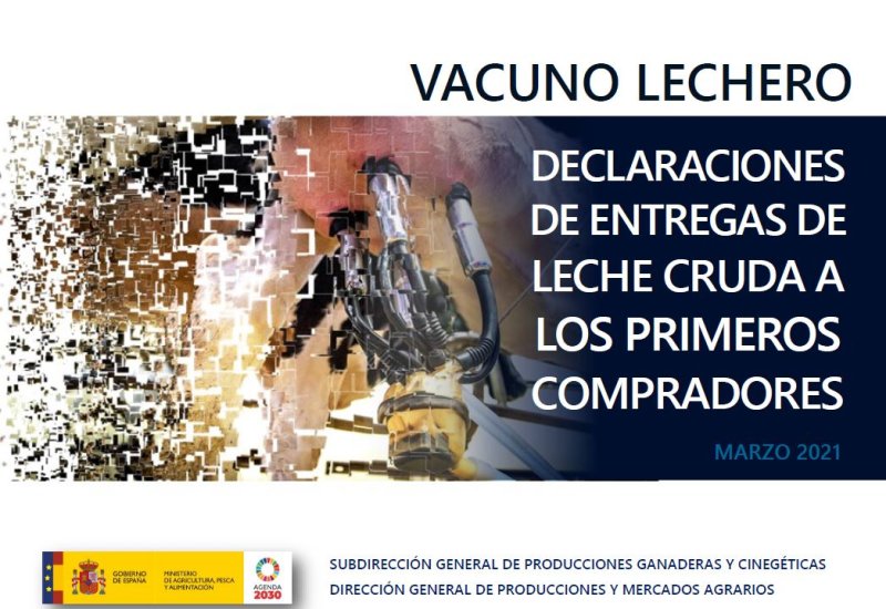 Informe sobre Declaraciones de Entregas de Leche Cruda a los Primeros Compradores : Vacuno Lechero